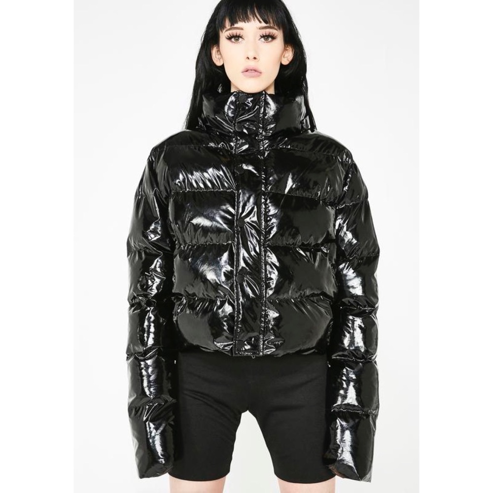 Dolls Kill Stone Cold Puffer Jacket 🖤